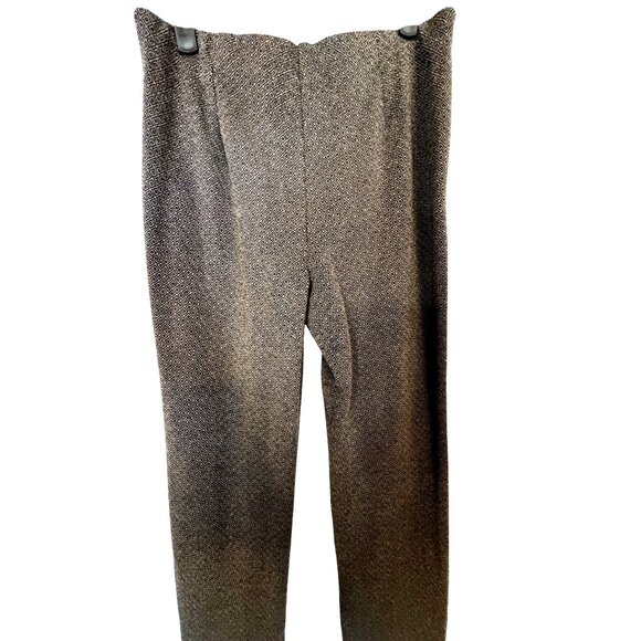 2/$30 J. Jill Womens XS Slim Leg Ponte Pants Petite Black Patterned - Picture 4 of 12